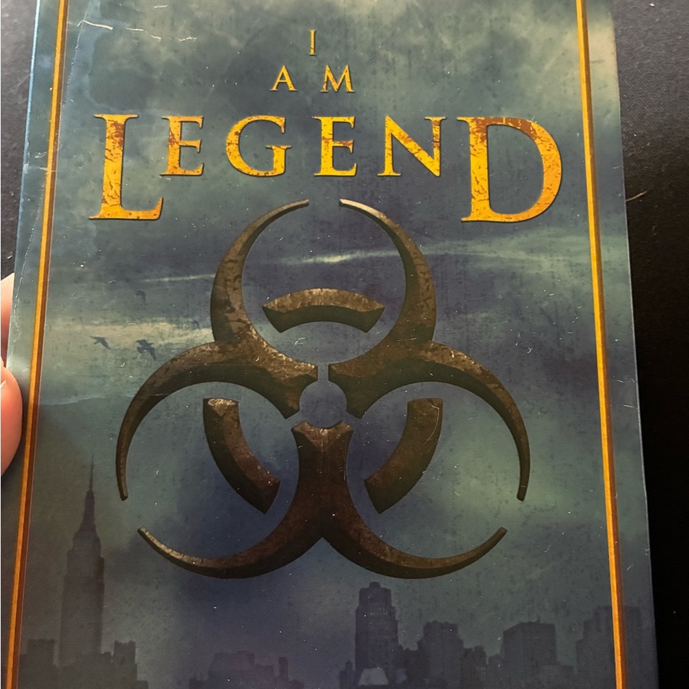 I Am Legend DVD - Post-Apocalyptic Sci-Fi Movie with Biohazard Symbol